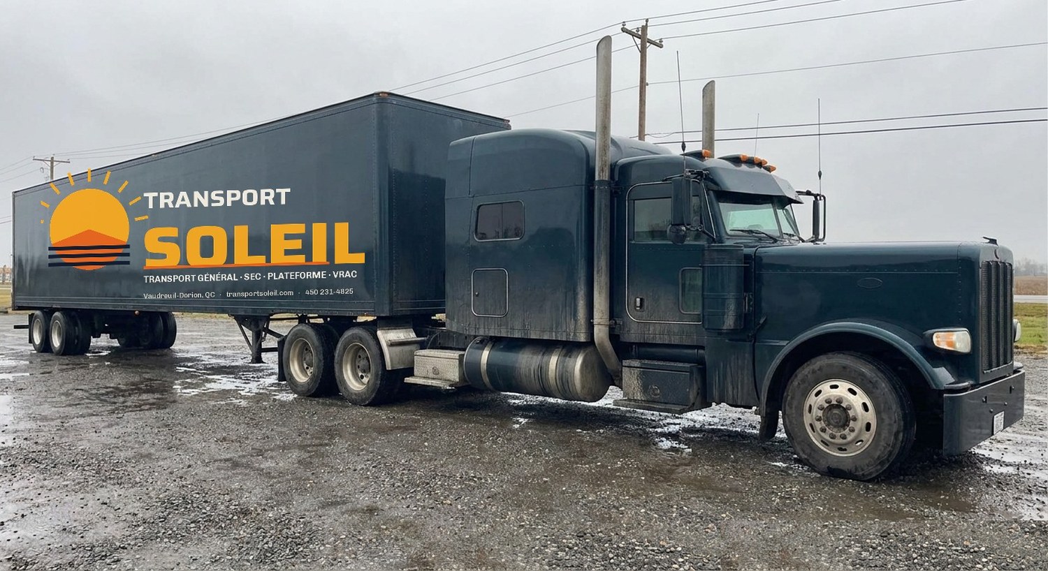Camion fourgon sec Transport Soleil